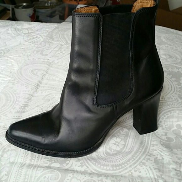 Italian leather booties - Picture 1 of 5